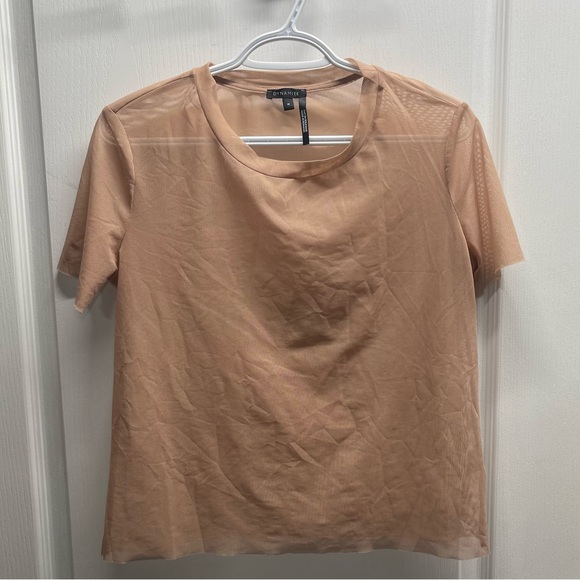 DYNAMITE SHEER TOP - Picture 1 of 3
